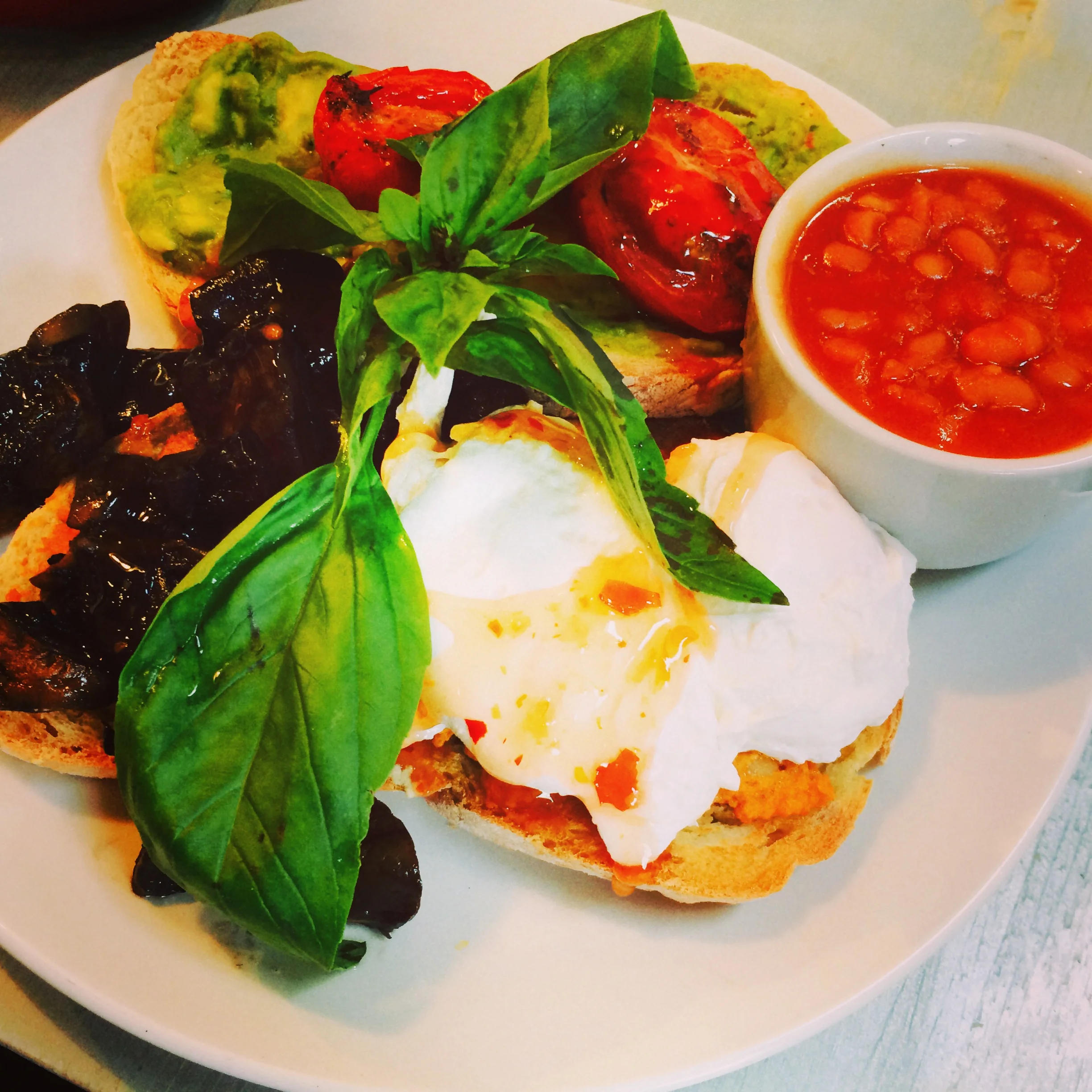 Bill's Vegetarian Breakfast.