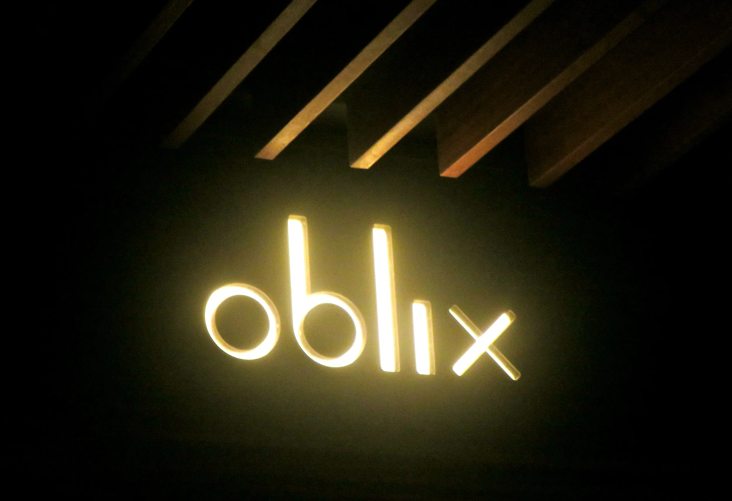 The bright lights of the Oblix!