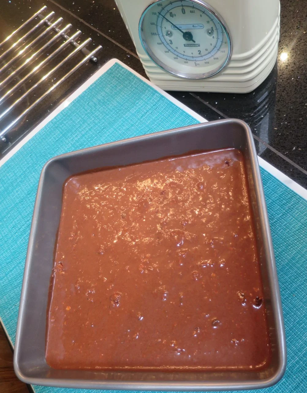 About to be baked.