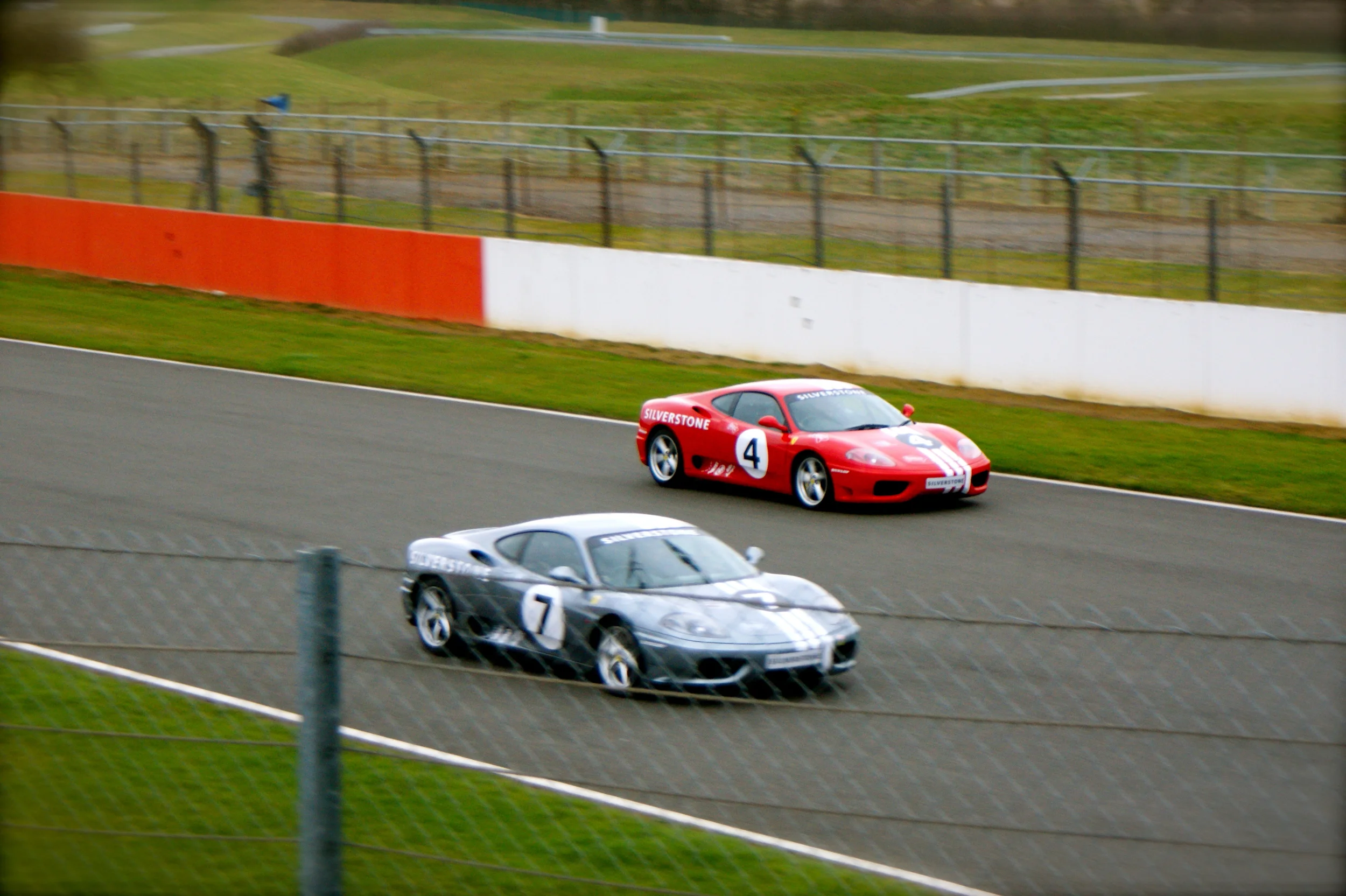 Fighting it out on the track!