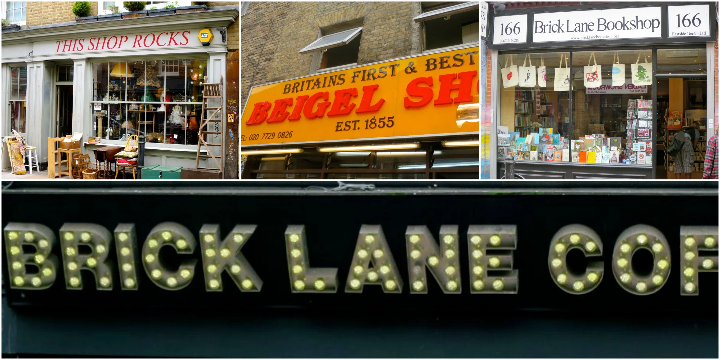 Lively Brick Lane.