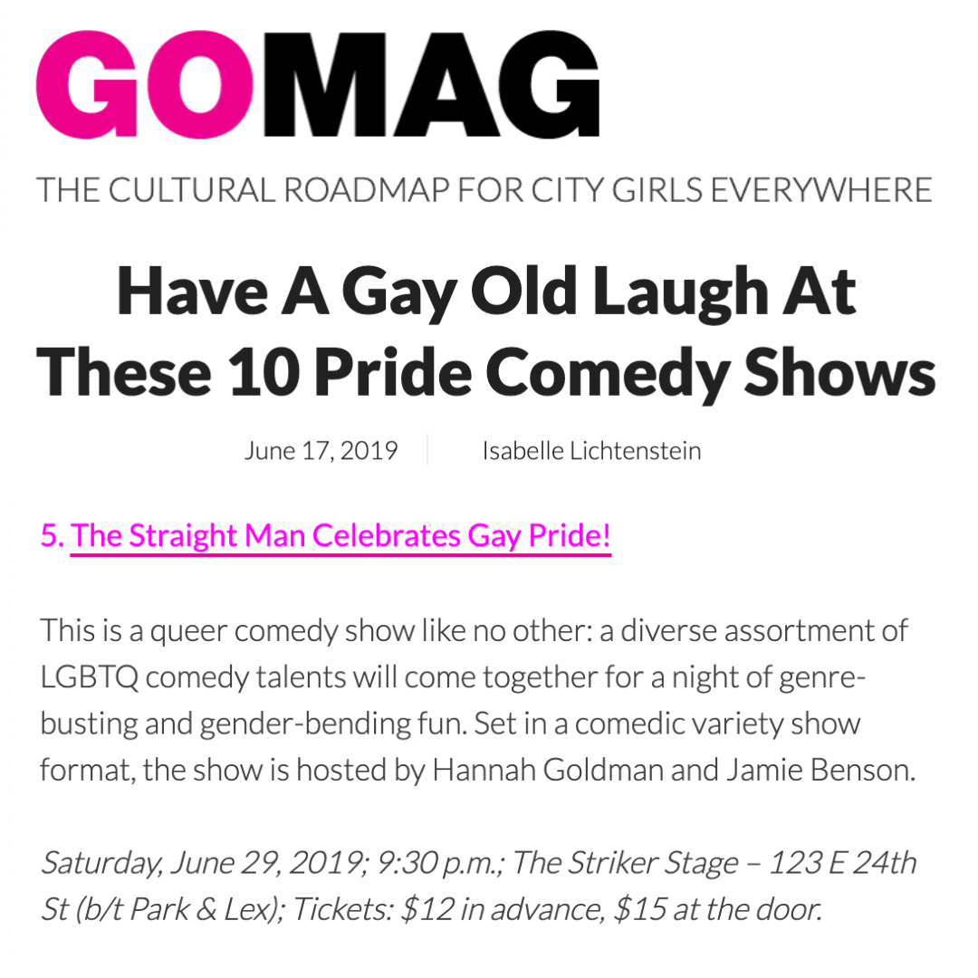 Go Magazine LGBTQIA The Straight Man Gay Pride jamie Benson.png