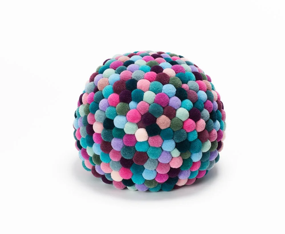 Pompon Pouf multi- size-S-stil 