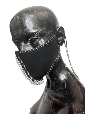 Pierced Mask w/chain — SSIK