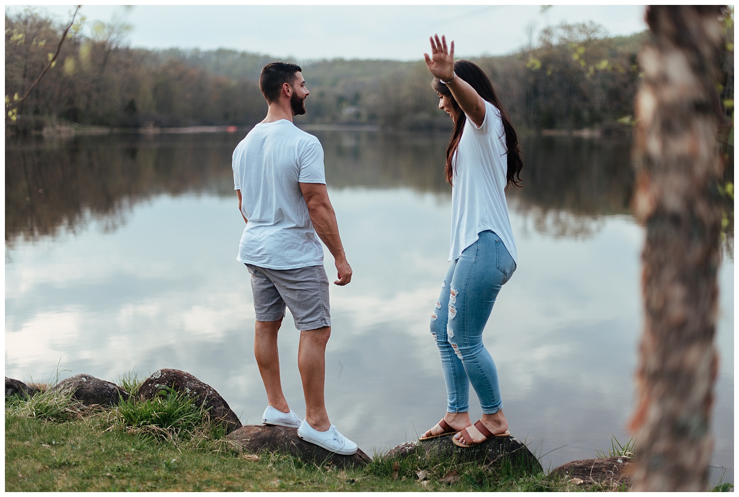 Green Lane Park Engagement Session | Philadelphia Photographer | Wedding Photographer