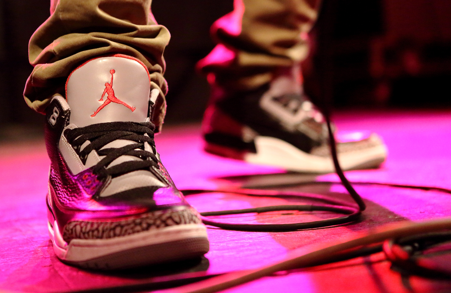 Ryan Leslie's Jordan 3's