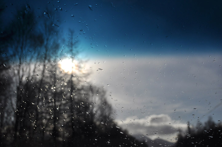 Rainy Scottish Windshield