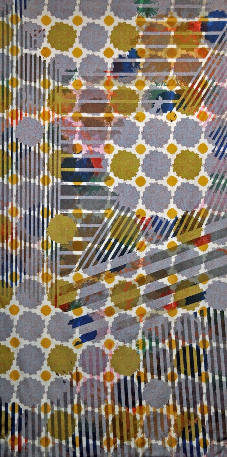 Repetition In A Repeat
2015 Raw Silk 50"x100" (SOLD)