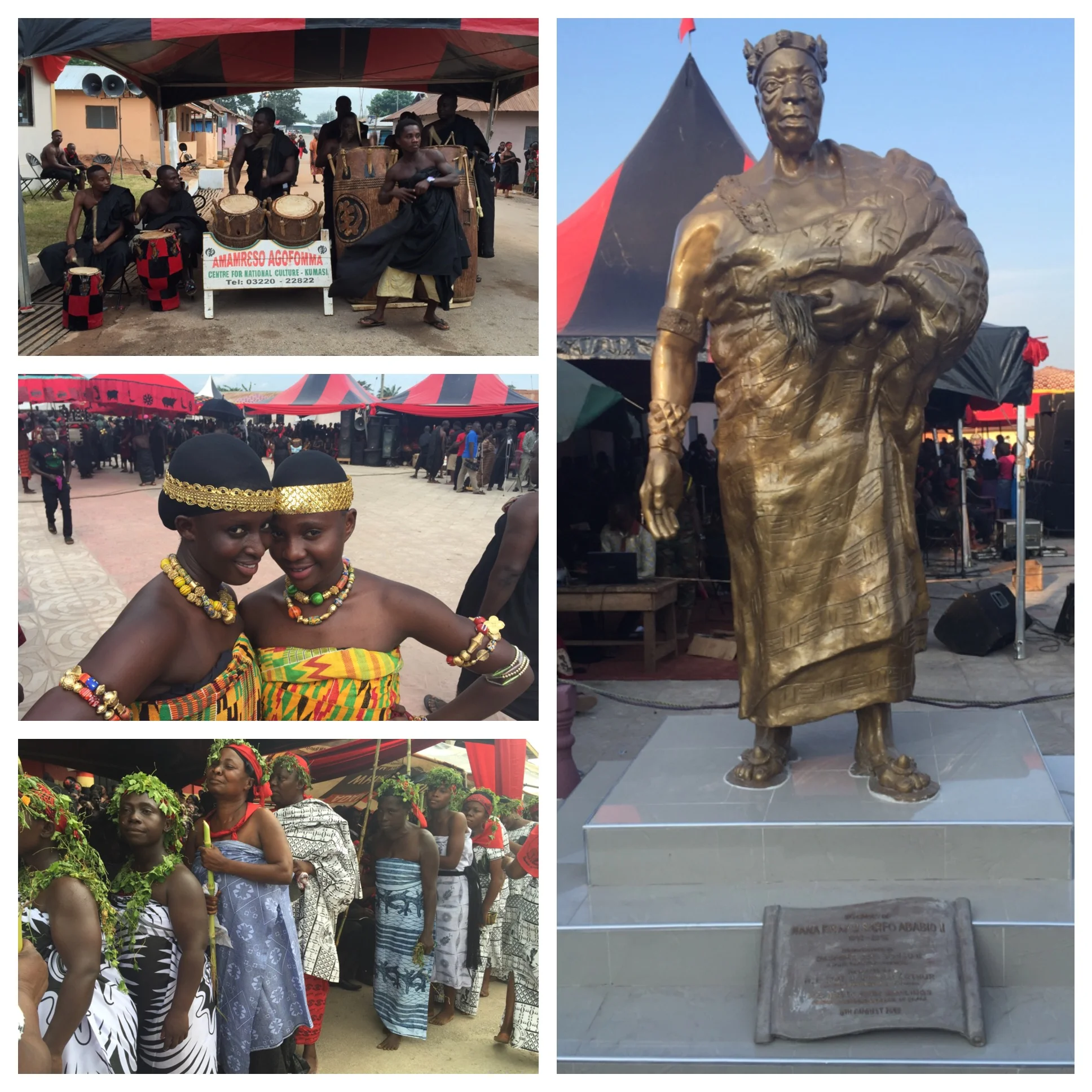 Photos from my final performance of the summer with the Kumasi Centre for National Culture in Ejura, Ashanti Region.