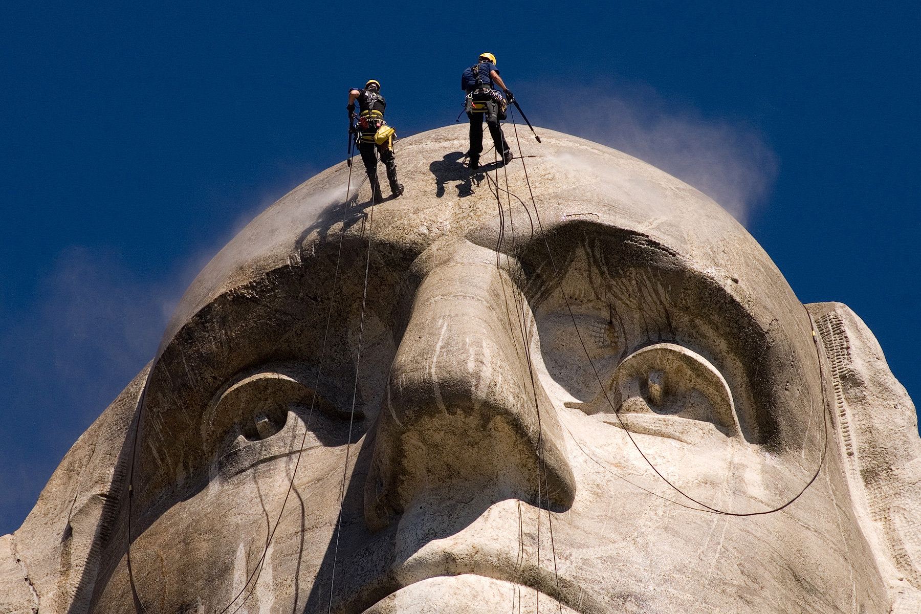Mt. Rushmore Cleaning