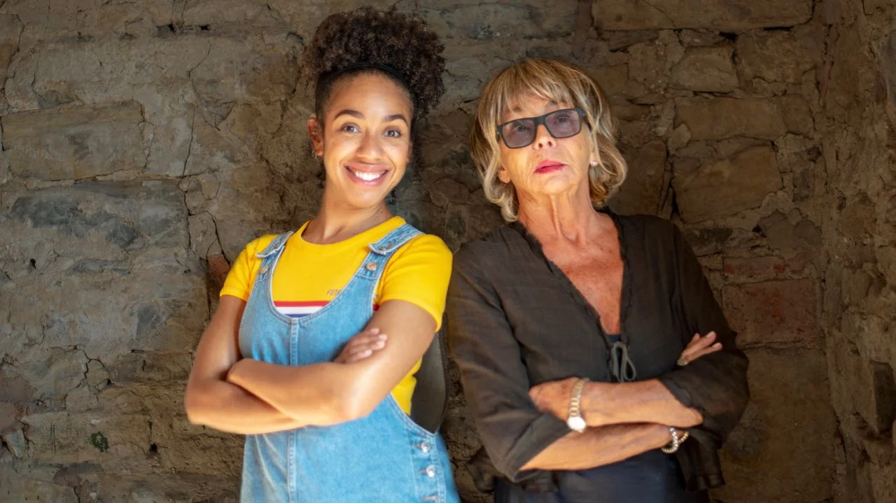 (L-R) Pearl Mackie and Sue Johnston