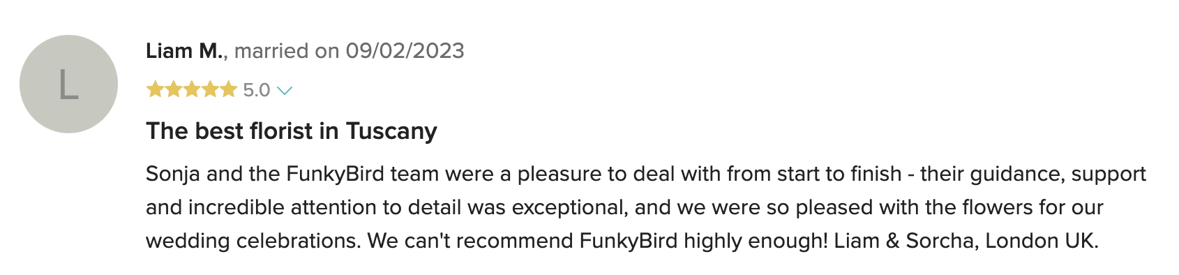 Review funkybird florist in florence tuscany trouwen in toscane 2.png