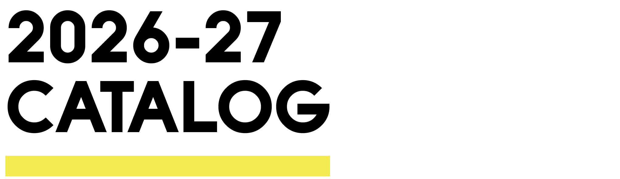 2026-27 Catalog subhead