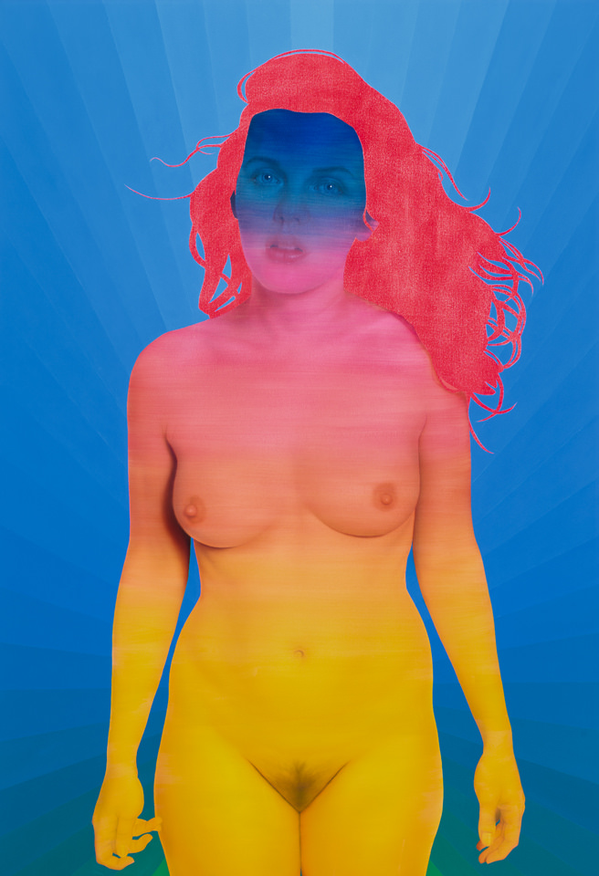DARK STAR, 2015 Oil on canvas, 70 x 48 inches