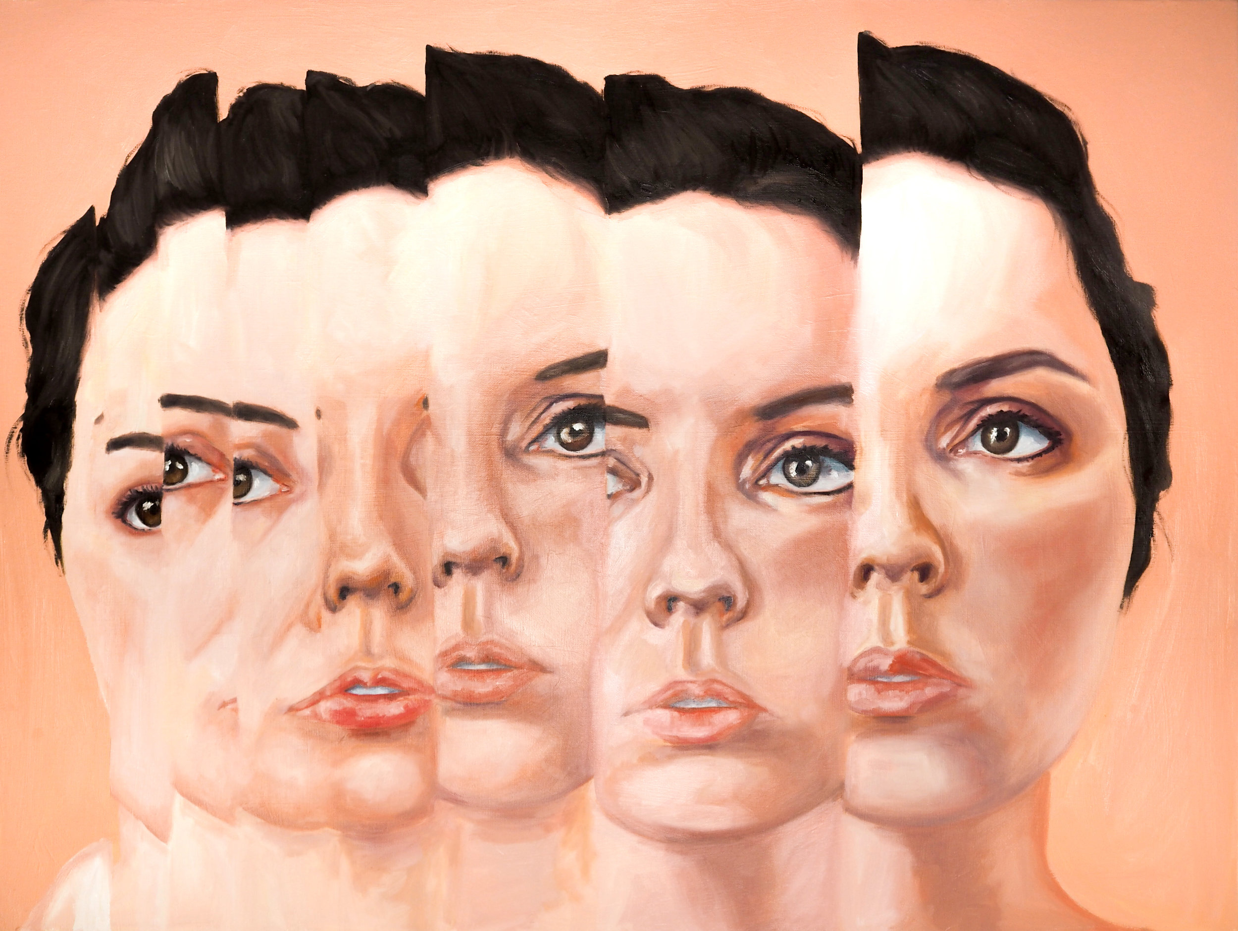 "On Repeat" 30x42" Oil on Canvas