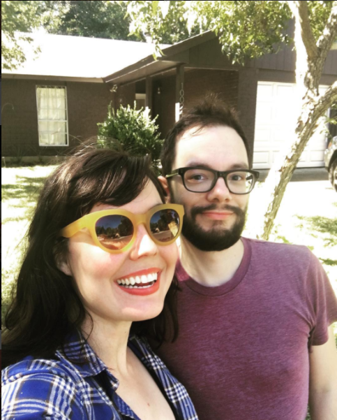 In October we closed on our first home! 