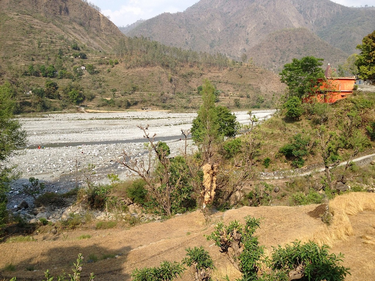 The Ganga in the Himalayas - head waters of the Ganges