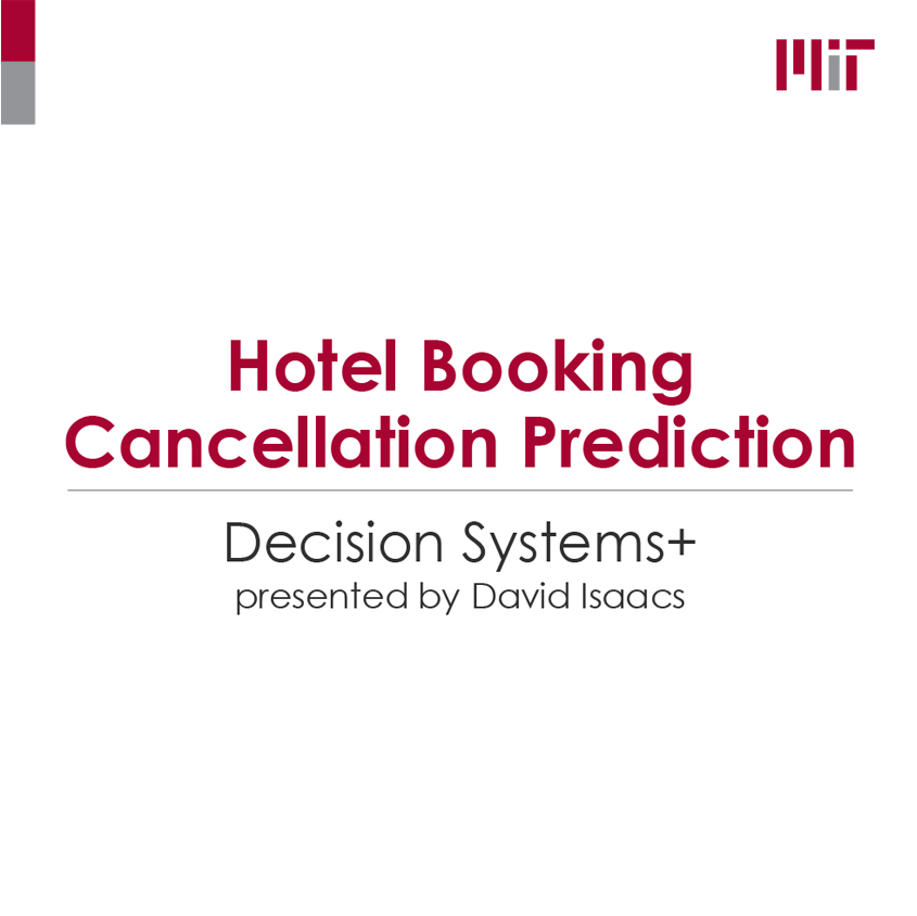 Predictive Analysis MIT Case Study