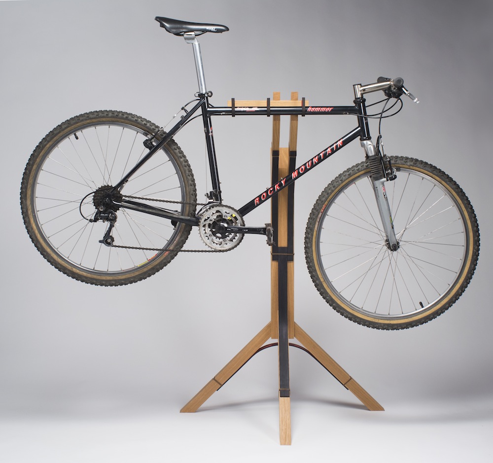 Bike stand in use