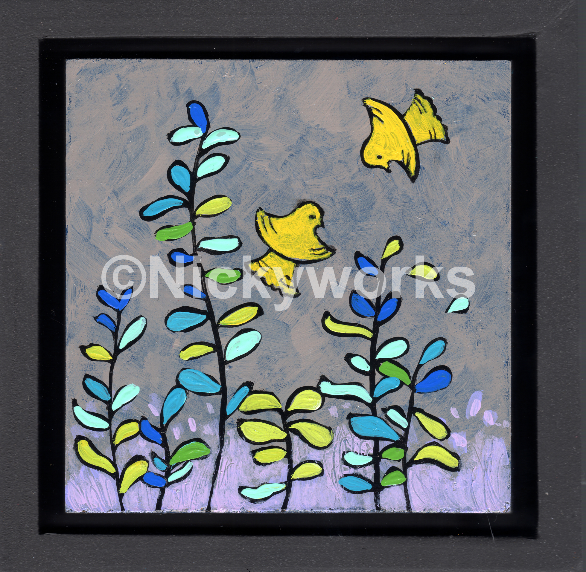 Untitled (Inspired by Persian Miniature Paintings)
