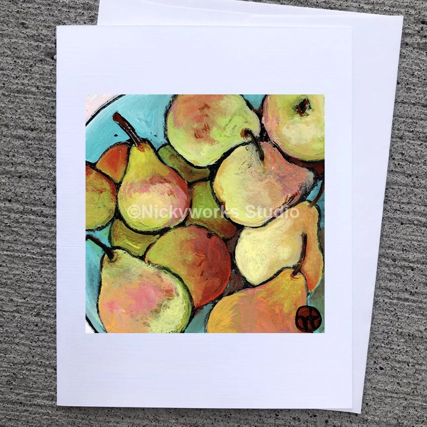 Pear Greeting Card