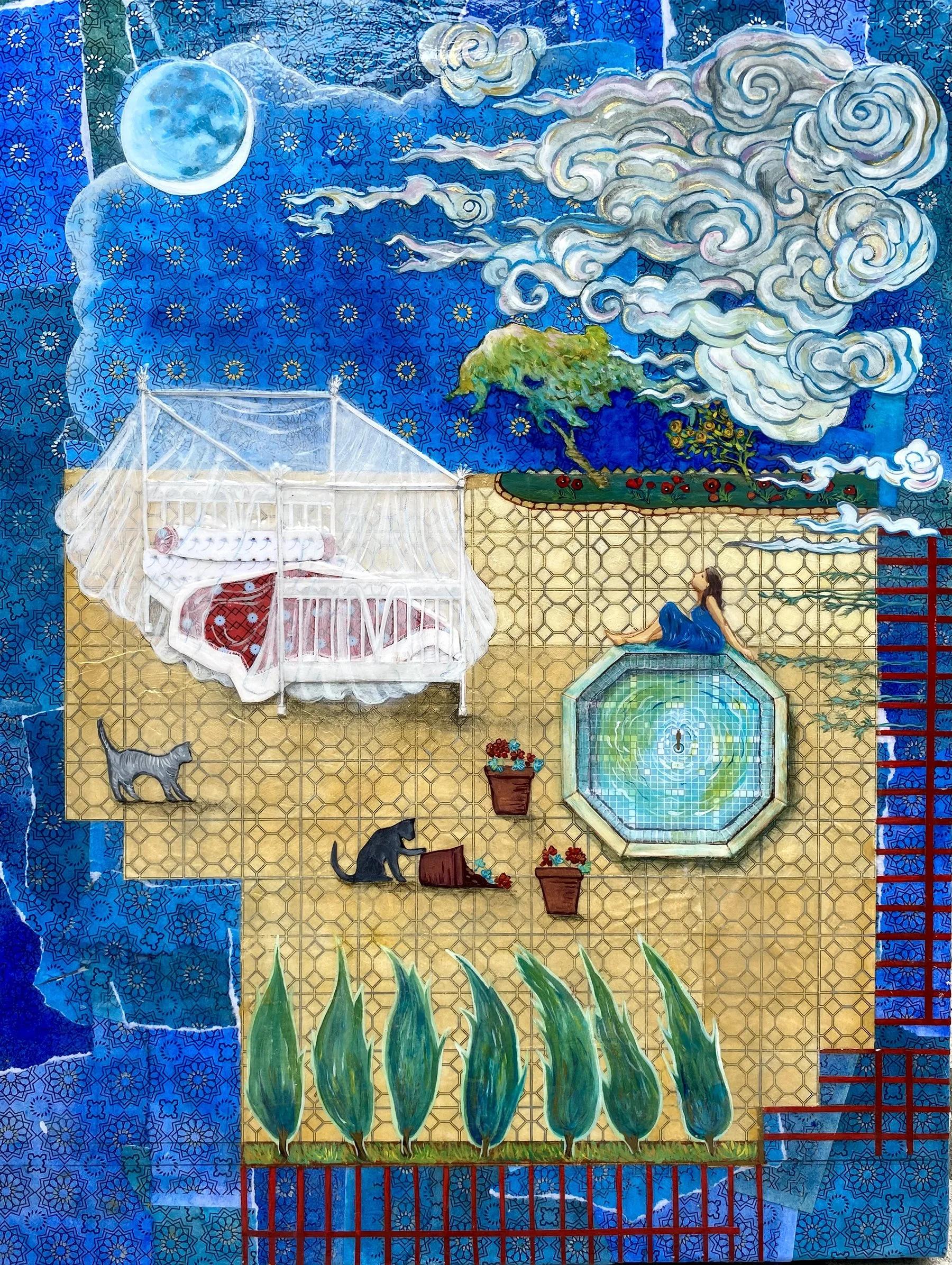 'Yearning for Rain'
mixed media on canvas
Successfully entered into the 2025 Fine Arts Exhibition at the MN State Fair