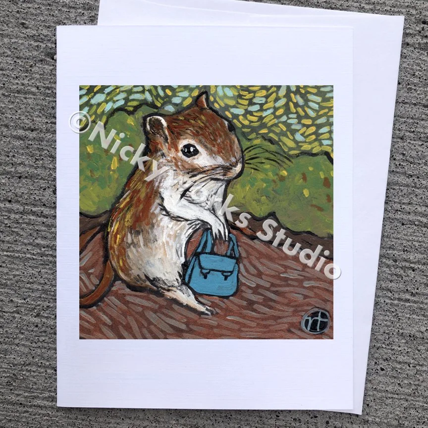 Gerbil Greeting Card