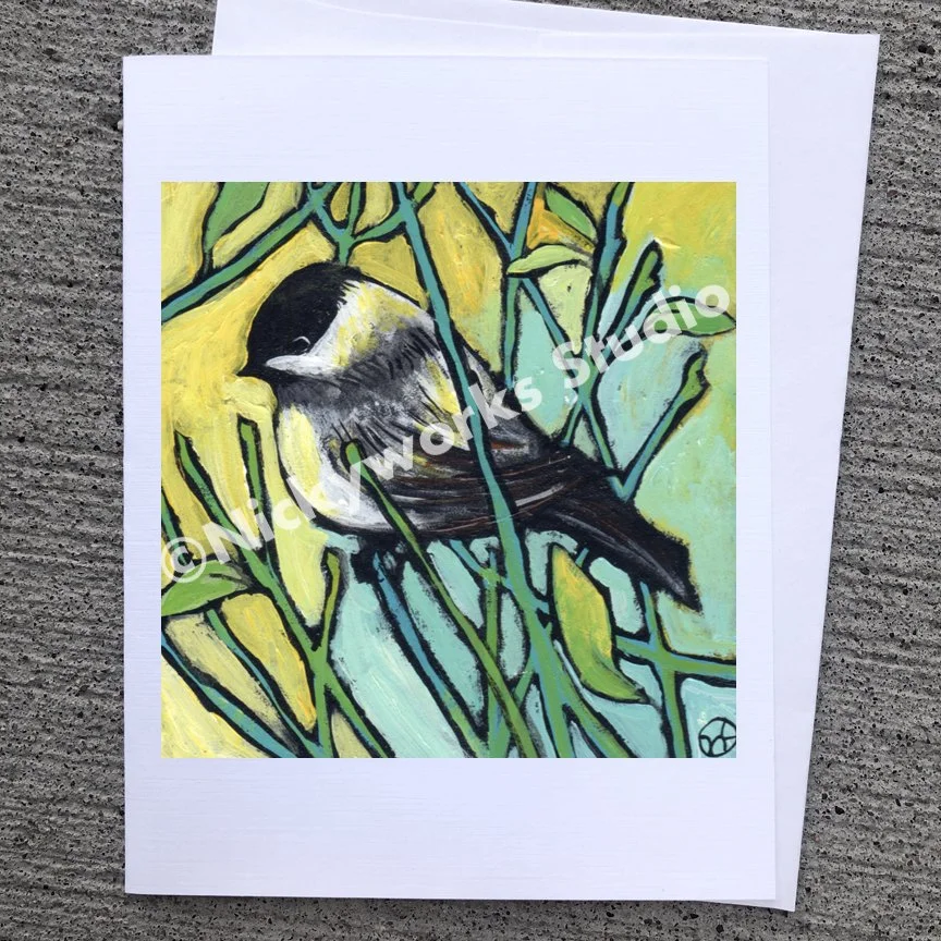 Chickadee Greeting Card,