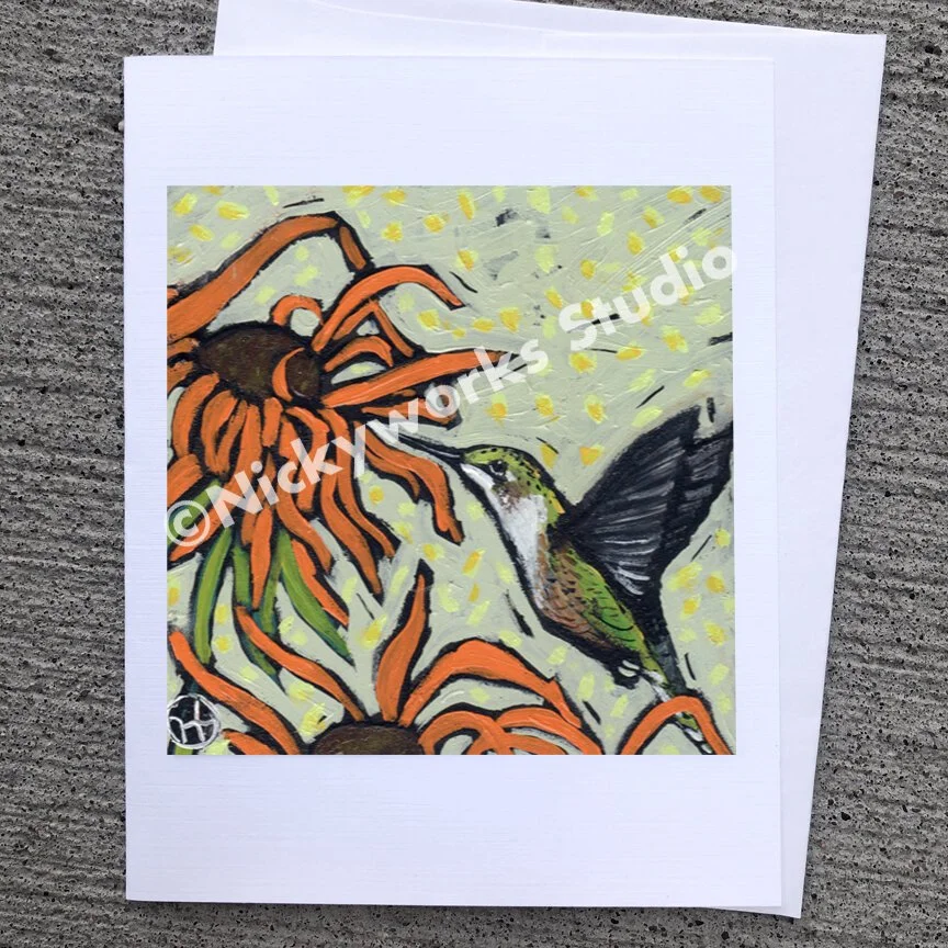 Hummingbird Greeting Card