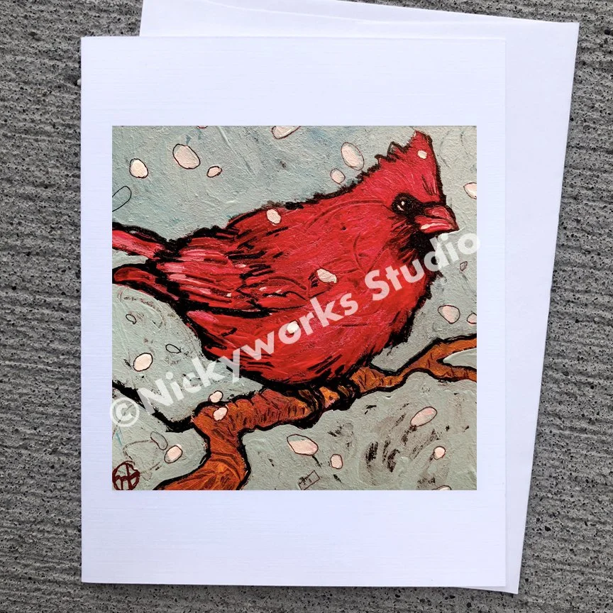 Cardinal Greeting Card