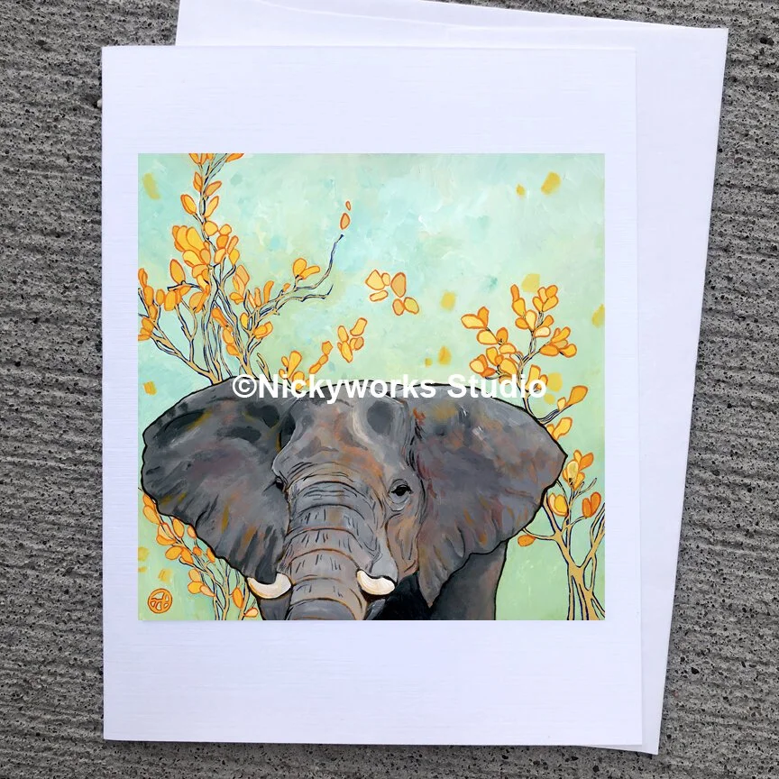 Elephant Greeting Card