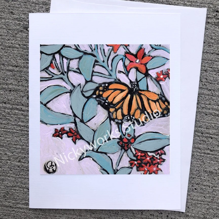 Monarch Butterfly Greeting Card