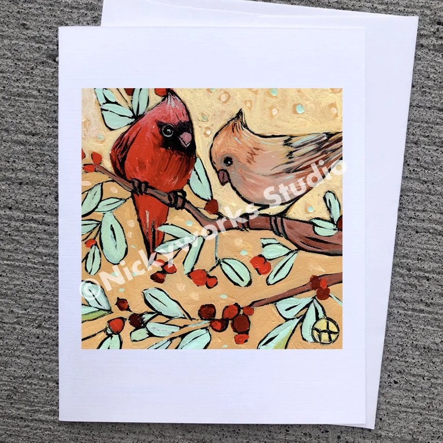 Cardinal Greeting Card