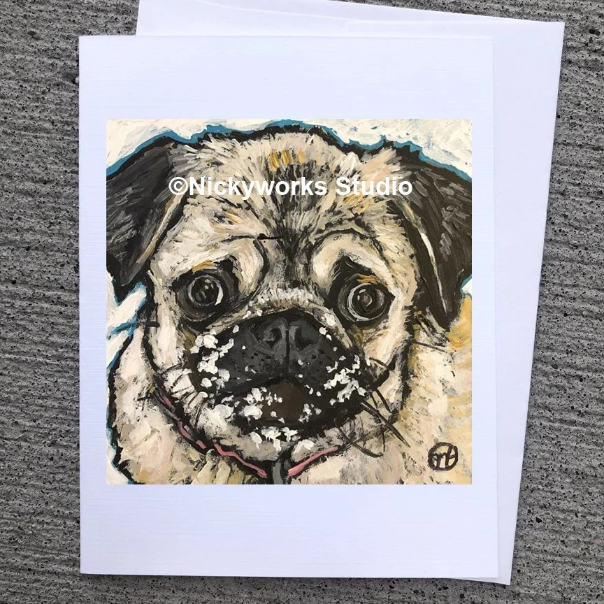 Dog Greeting Card