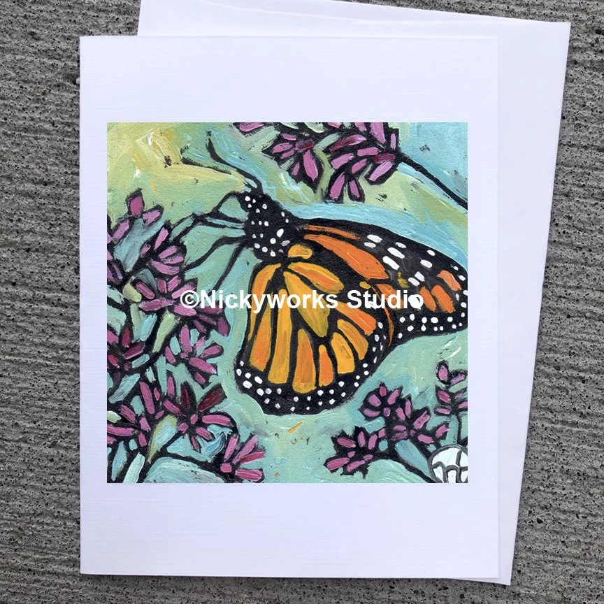 Monarch Butterfly Greeting Card