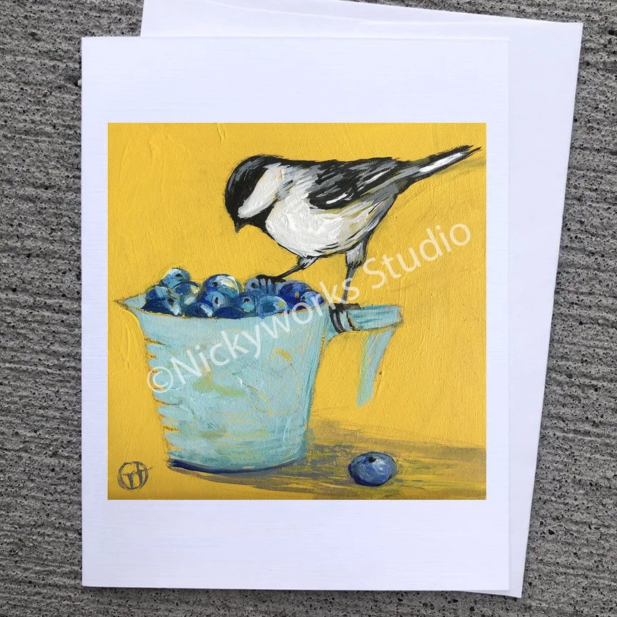 Chickadee Greeting Card