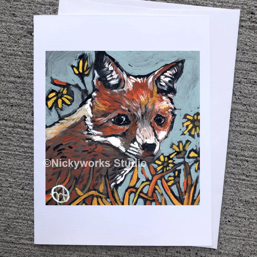 Fox Greeting Card