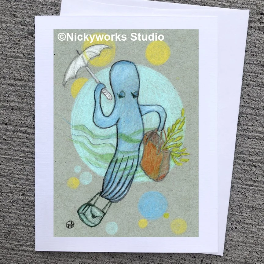 Octopus Greeting Card