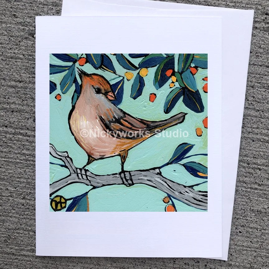 Cardinal Greeting Card