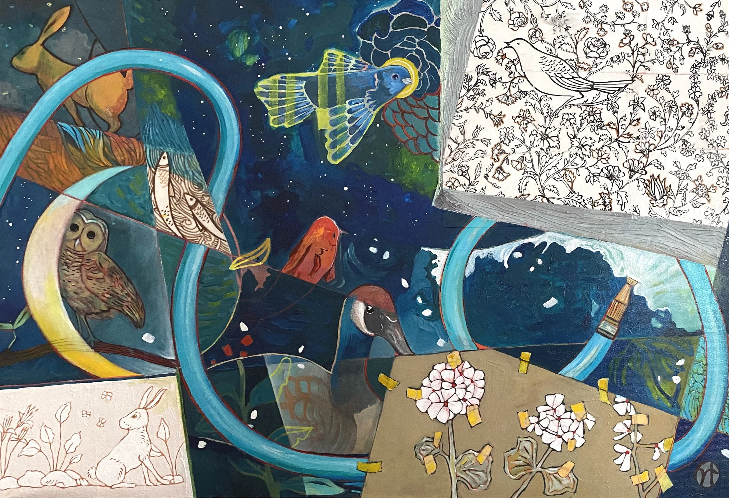 'In Between Night and Day'
mixed media on canvas
see it in the Buy Originals page