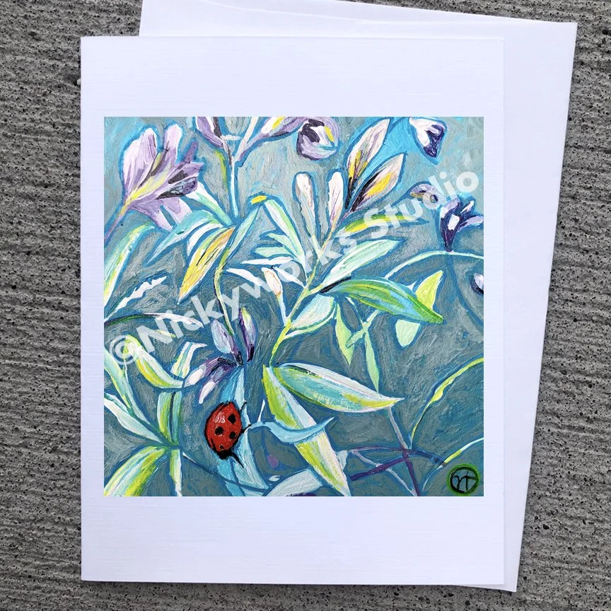 Ladybug Greeting Card