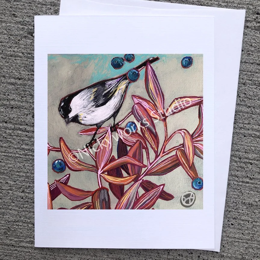 Chickadee Greeting Card
