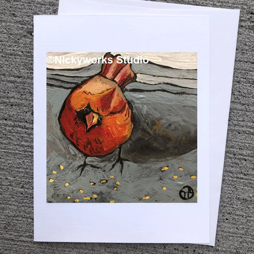 Cardinal Greeting Card