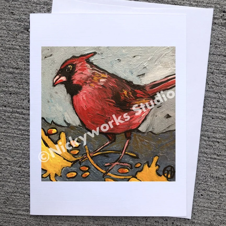 Cardinal Greeting Card