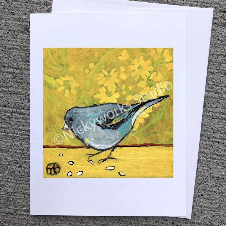 Junco Greeting Card