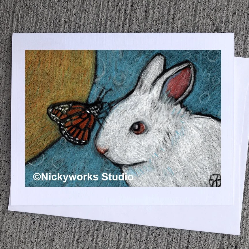 Rabbit Greeting Card