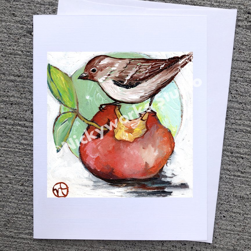 Sparrow Greeting Card