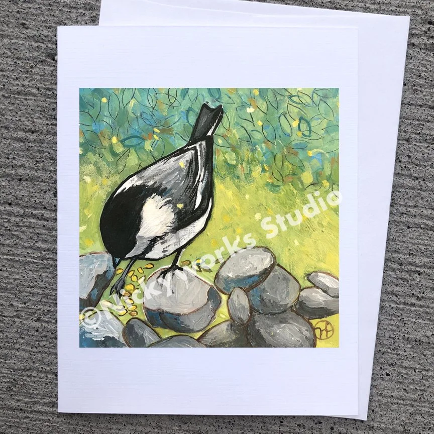Chickadee Greeting Card
