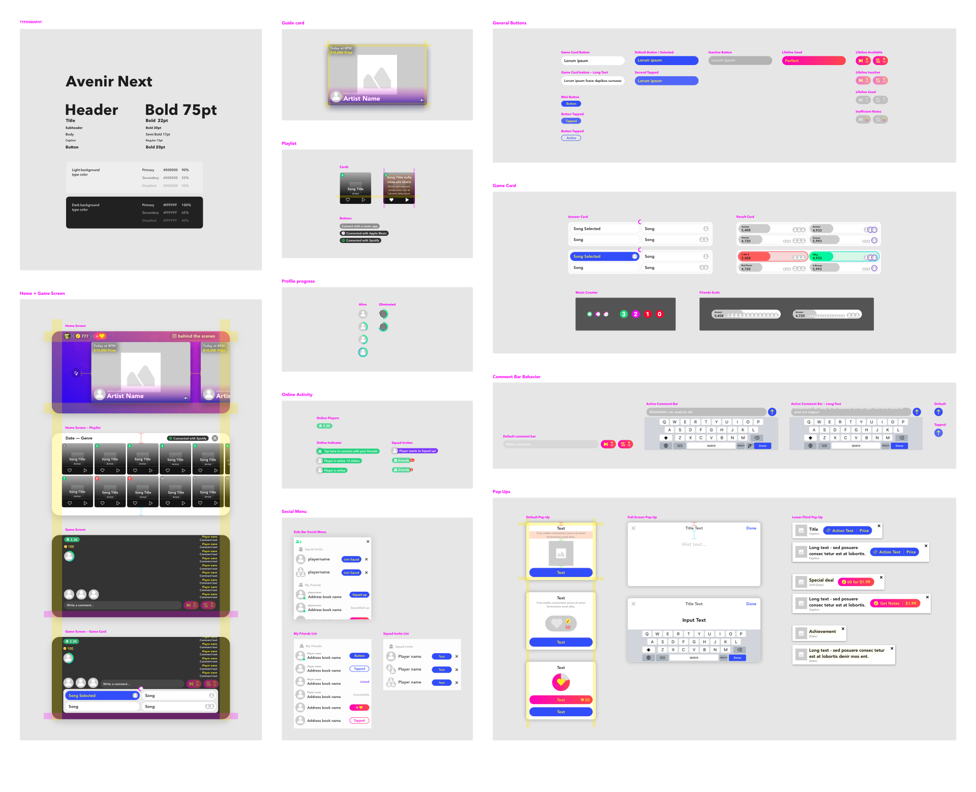 System Design Sheet