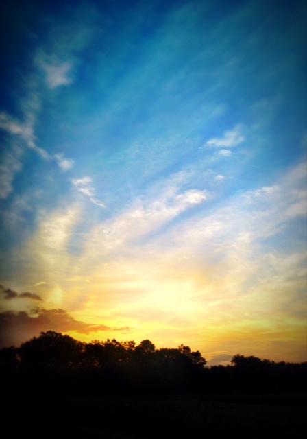 Sunset Sky at Lake Michigan